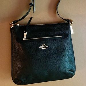 Coach black mae crossbody bag